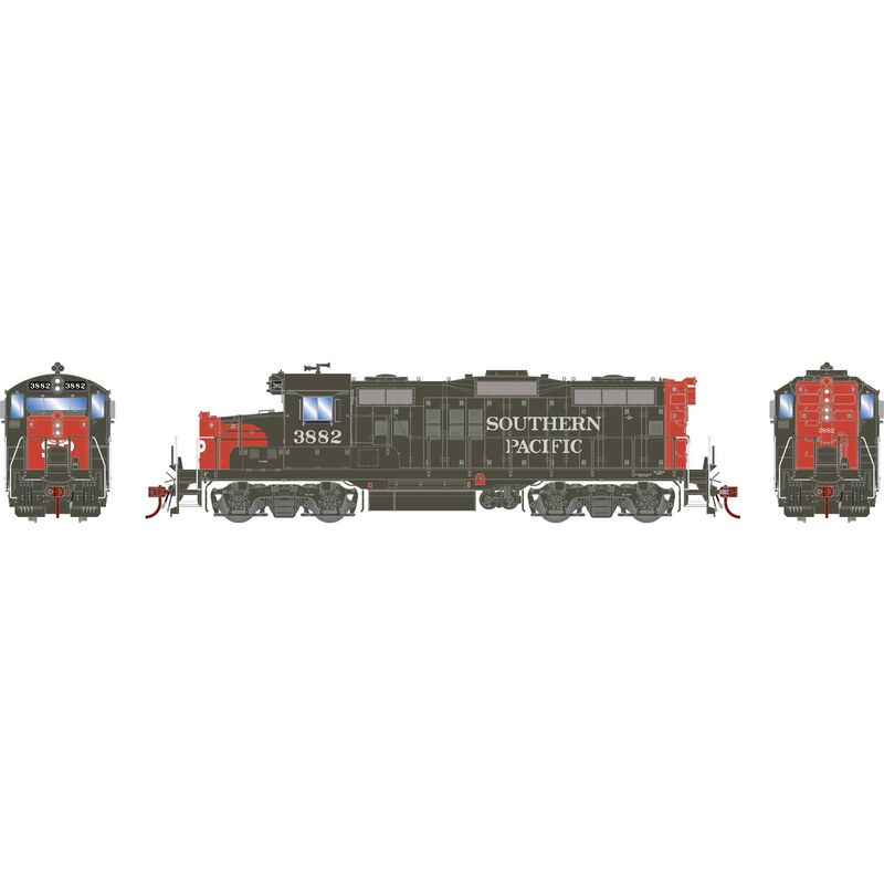 Athearn Genesis G82827 HO Scale EMD GP9 Southern Pacific SP Phase III 3882 DCC Sound