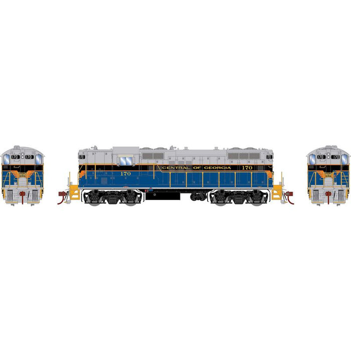 Athearn Genesis G82838 HO Scale EMD GP9 Central of Georgia CG 170 DCC Sound