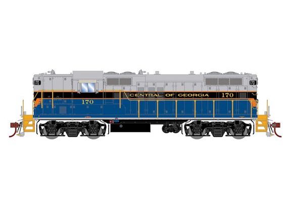 Athearn Genesis G82838 HO Scale EMD GP9 Central of Georgia CG 170 DCC Sound