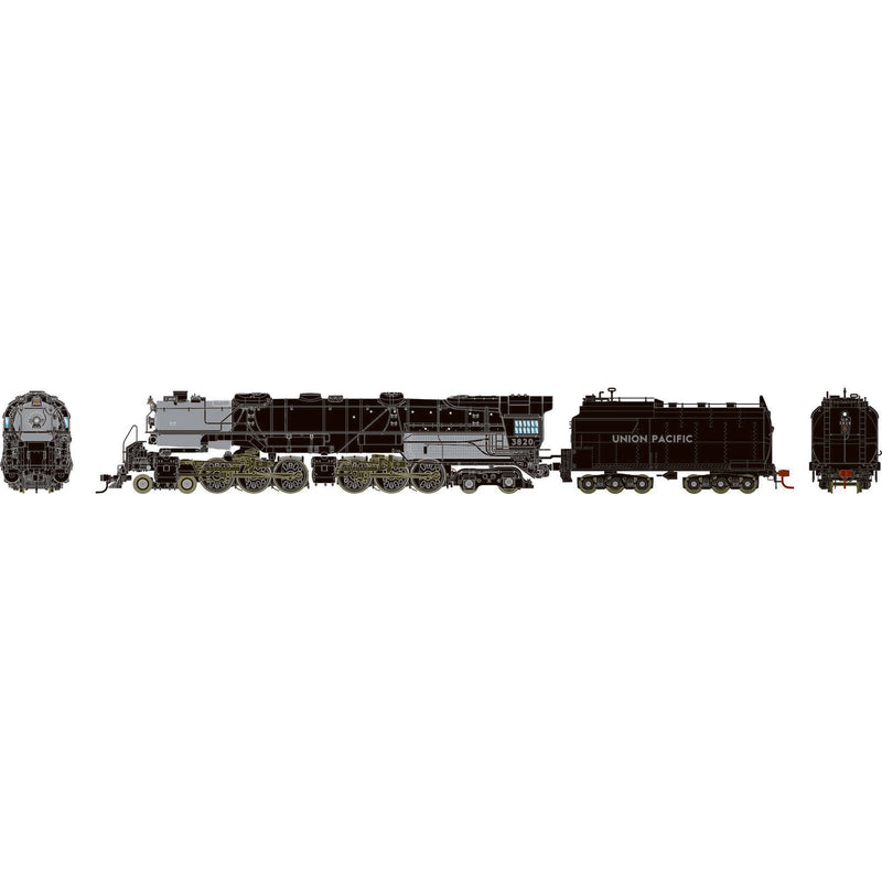 Athearn Genesis G999 HO Scale 4-6-6-4 Challenger w/Oil Tender Union Pacific UP 3820 DCC/Sound