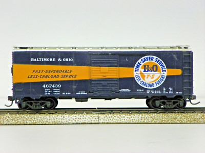 Athearn HO Scale 7008 40' Boxcar Baltimore & Ohio "Timesaver" B&O 467439 - NOS