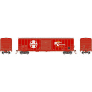 Athearn RTR 1018 HO Scale 50' ACF Outside Post Boxcar Santa Fe ATSF 15651