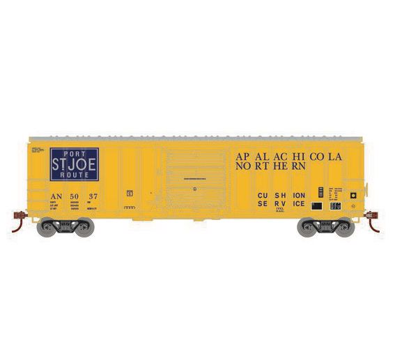 Athearn RTR 1036 HO Scale 50' ACF Outside Post Boxcar Apalachicola Northern AN 5129