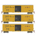 Athearn RTR 1050 HO Scale 50' ACF Outside Post Boxcar Railbox RBOX 3-Pack #2