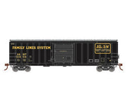 Athearn RTR 1076 HO Scale 50' ACF Outside Post Boxcar Family Lines A&WP 51459