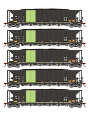 Athearn RTR 1098 HO Scale Ortner 5-Bay Hopper South Kansas & Oklahoma SKOL 5-Pack #3