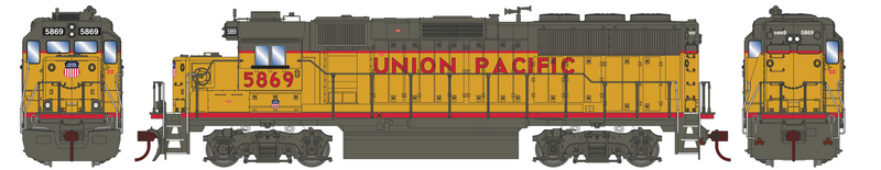 Athearn RTR 1100 HO Scale GP60 Diesel Union Pacific UP 5869 DC