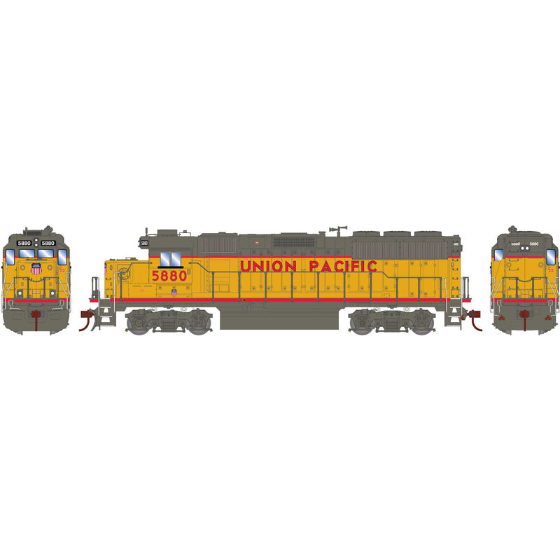 Athearn RTR 1101 HO Scale GP60 Diesel Union Pacific UP 5880 DC