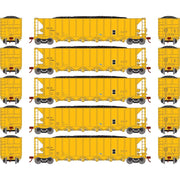 Athearn RTR 1112 HO Scale Ortner 5-Bay Hopper ITEL Corporation SSIX 5-Pack #2