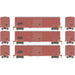 Athearn RTR 1127 HO Scale 50' ACF Outside Post Boxcar Union Pacific BKTY 3-Pack #2