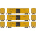 Athearn RTR 1151 HO Scale 50' ACF Outside Post Boxcar Railbox RBOX 3-Pack #1