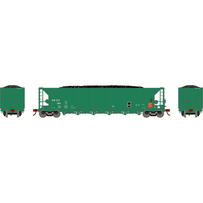Athearn RTR 1154 HO Scale Ortner 5-Bay Hopper South Mississippi Electric Power SMEX 5-Pack #2