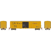 Athearn RTR 1162 HO Scale 50' ACF Outside Post Boxcar Railbox RBOX 35898