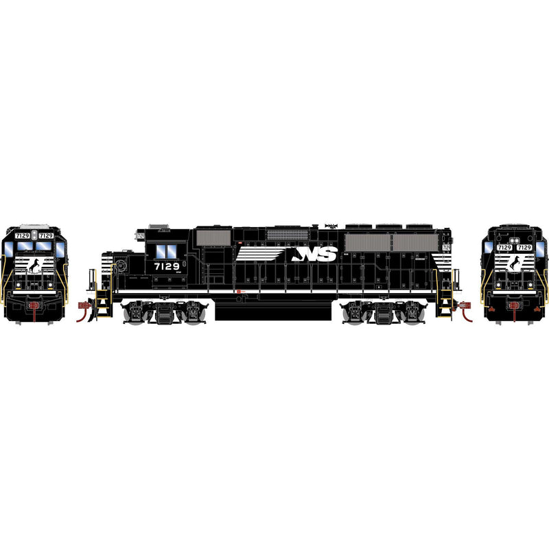 Athearn RTR 1168 HO Scale GP60 Diesel Norfolk Southern NS 7129 DCC/Sound