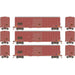 Athearn RTR 1181 HO Scale 50' ACF Outside Post Boxcar Union Pacific BKTY 3-Pack #1