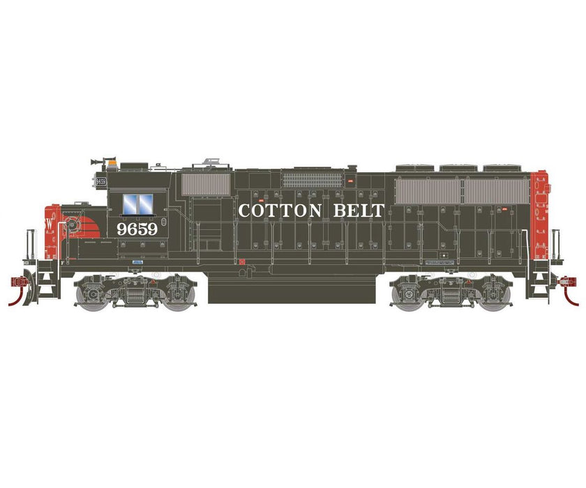 Athearn RTR 1195 HO Scale GP60 Diesel Cotton Belt SSW 9659 DC