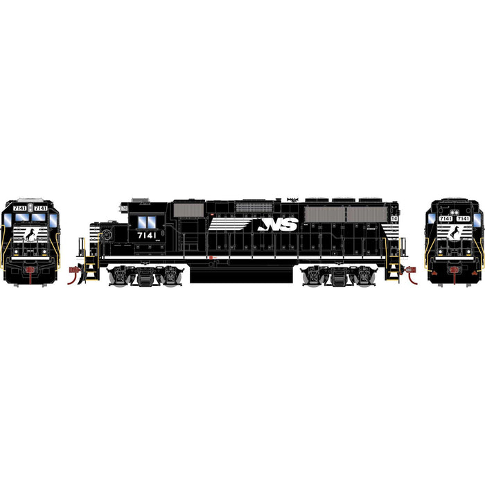 Athearn RTR 1203 HO Scale GP60 Diesel Norfolk Southern NS 7141 DC
