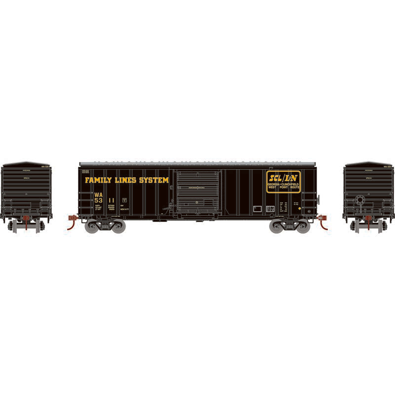 Athearn RTR 1209 HO Scale 50' ACF Outside Post Boxcar Family Lines WA 5311