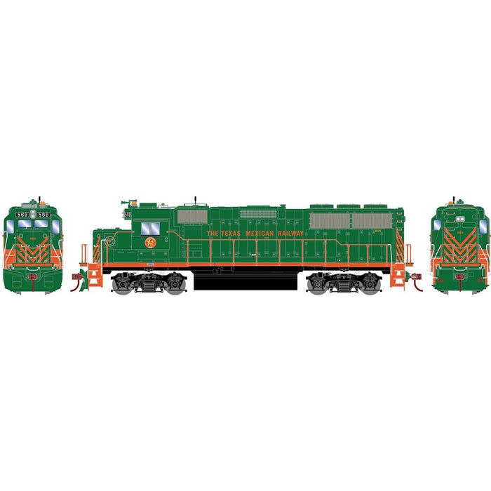 Athearn RTR 1211 HO Scale GP60 Diesel Texas Mexican Railway TM 869 DCC/Sound