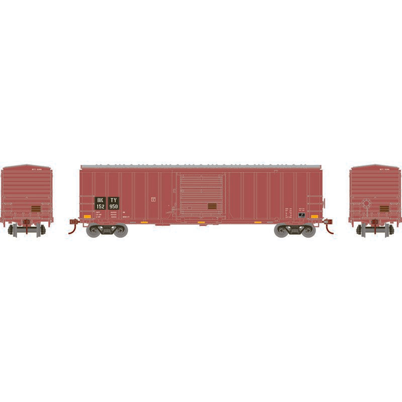 Athearn RTR 1218 HO Scale 50' ACF Outside Post Boxcar UP BKTY 152950