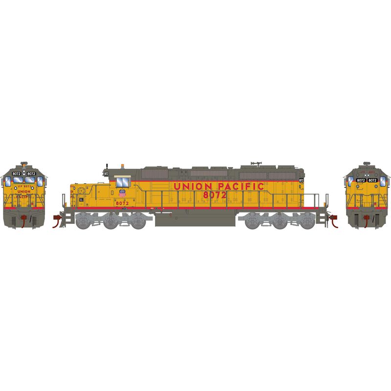 Athearn RTR 1226 HO Scale EMD SD40-2 Union Pacific UP 8072 DC