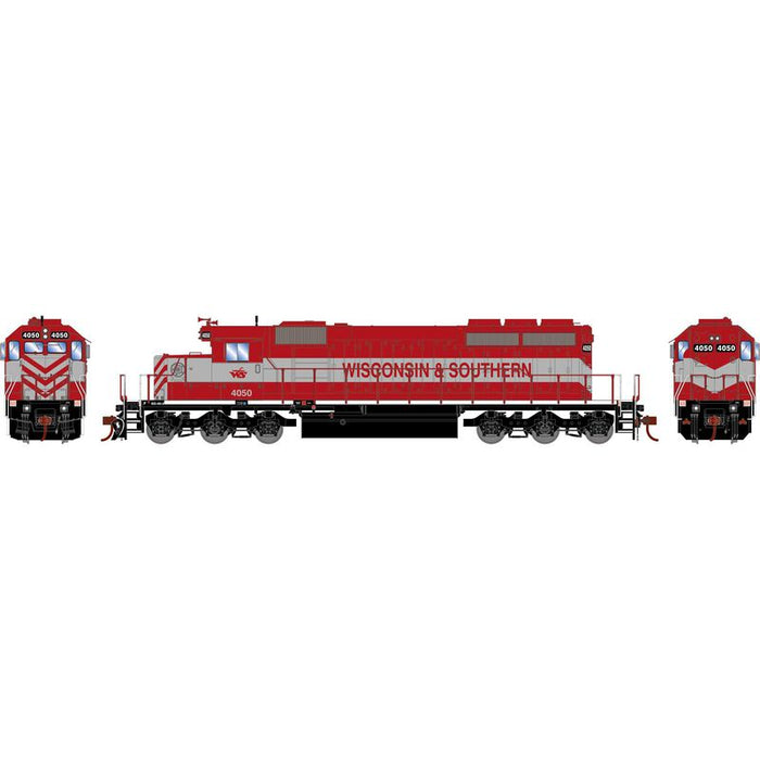 Athearn RTR 1228 HO Scale EMD SD40-2 Wisconsin & Southern WAMX 4050 DC