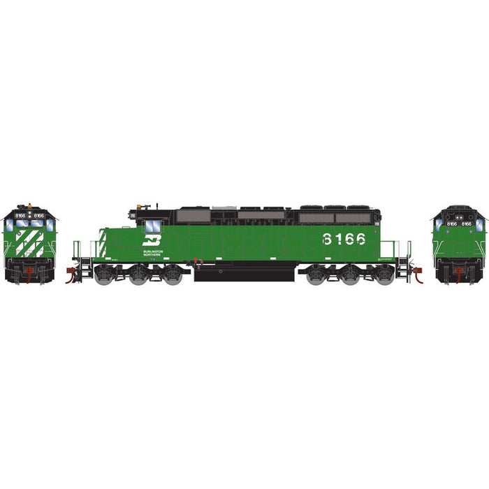 Athearn RTR 1231 HO Scale EMD SD40-2 Burlington Northern BN 8166 DC