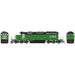 Athearn RTR 1231 HO Scale EMD SD40-2 Burlington Northern BN 8166 DC