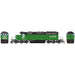Athearn RTR 1234 HO Scale EMD SD40-2 Burlington Northern BN 8135 DC