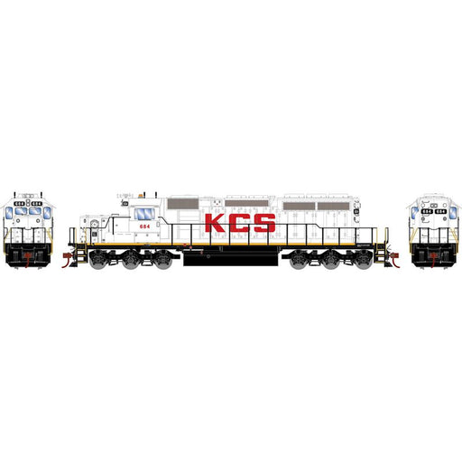 Athearn RTR 1235 HO Scale EMD SD40-2 Kansas City Southern KCS 684 DC