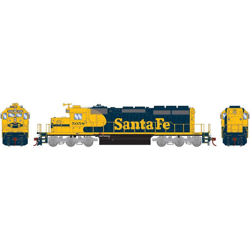 Athearn RTR 1240 HO Scale EMD  GP40-2 Santa Fe ATSF 5058 DCAthearn RTR 1240 HO Scale EMD  SD40-2 Santa Fe ATSF 5058 DC