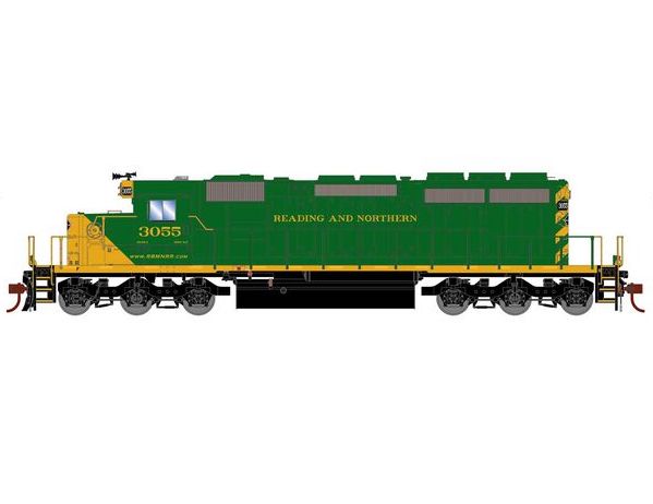 Athearn RTR 1242 HO Scale EMD SD40-2 Reading & Northern RBMN 3055 DC