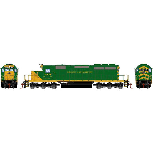 Athearn RTR 1254 HO Scale EMD SD40-2 Reading & Northern RBMN 3051 DCC/Sound