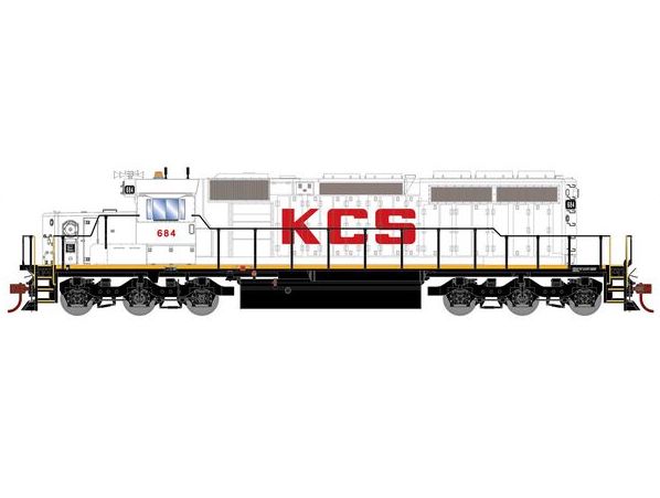 Athearn RTR 1258 HO Scale EMD SD40-2 Kansas City Southern KCS 684 DCC/Sound