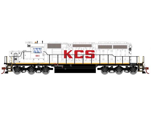 Athearn RTR 1259 HO Scale EMD SD40-2 Kansas City Southern KCS 681 DCC/Sound