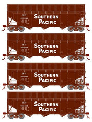 Athearn RTR 1282 HO Scale 40' Woodchip Hopper w/Load Southern Pacific SP 4-Pack #2