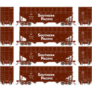 Athearn RTR 1282 HO Scale 40' Woodchip Hopper w/Load Southern Pacific SP 4-Pack #2