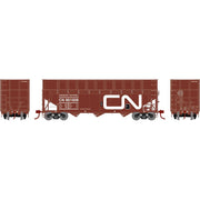 Athearn RTR 1283 HO Scale 40' Woodchip Hopper w/Load Canadian National CN 861008