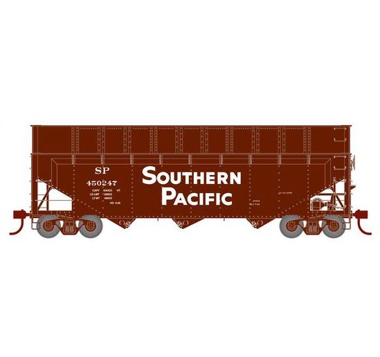Athearn RTR 1286 HO Scale 40' Woodchip Hopper w/Load Southern Pacific SP 450247