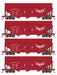 Athearn RTR 1288 HO Scale 40' Woodchip Hopper w/Load Gulf Mobile & Ohio GMO 4-Pack #2