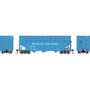 Athearn RTR 1289 HO Scale 40' Woodchip Hopper w/Load Apache APA 1207