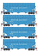 Athearn RTR 1292 HO Scale 40' Woodchip Hopper w/Load Apache APA 4-Pack #2