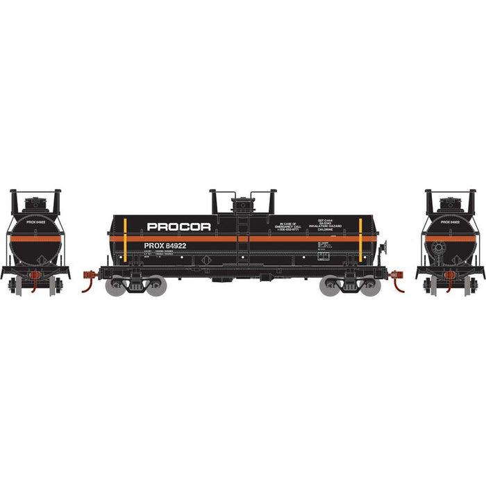 Athearn RTR 1295 HO Scale Chemical Tank Procor PROX 84922