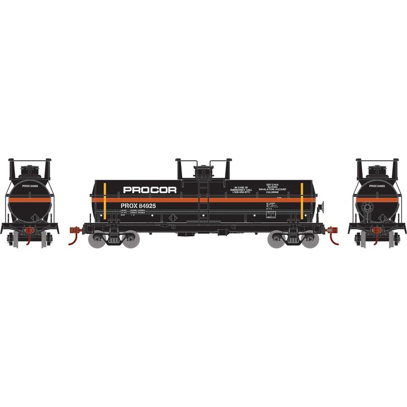 Athearn RTR 1297 HO Scale Chemical Tank Procor PROX 84925
