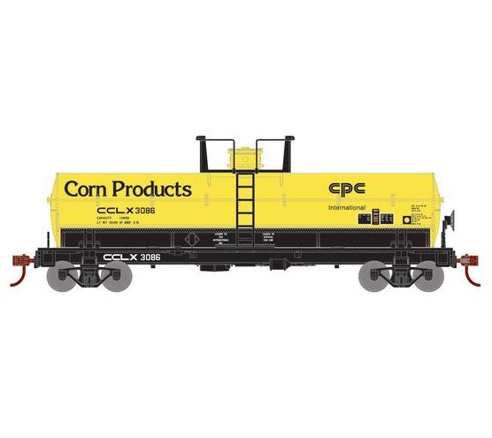 Athearn RTR 1304 HO Scale Chemical Tank Crystal Car Line CCLX 3086