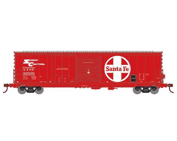 Athearn RTR 1333 HO Scale 50' ACF Combo Door Box Car Santa Fe ATSF 49506