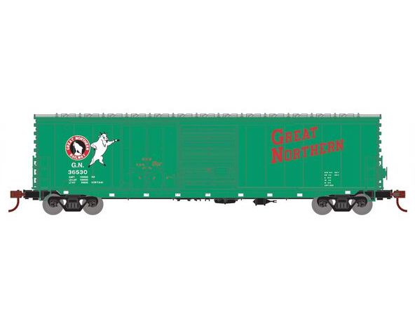 Athearn RTR 1337 HO Scale 50' ACF Combo Door Box Car Great Northern GN 36530