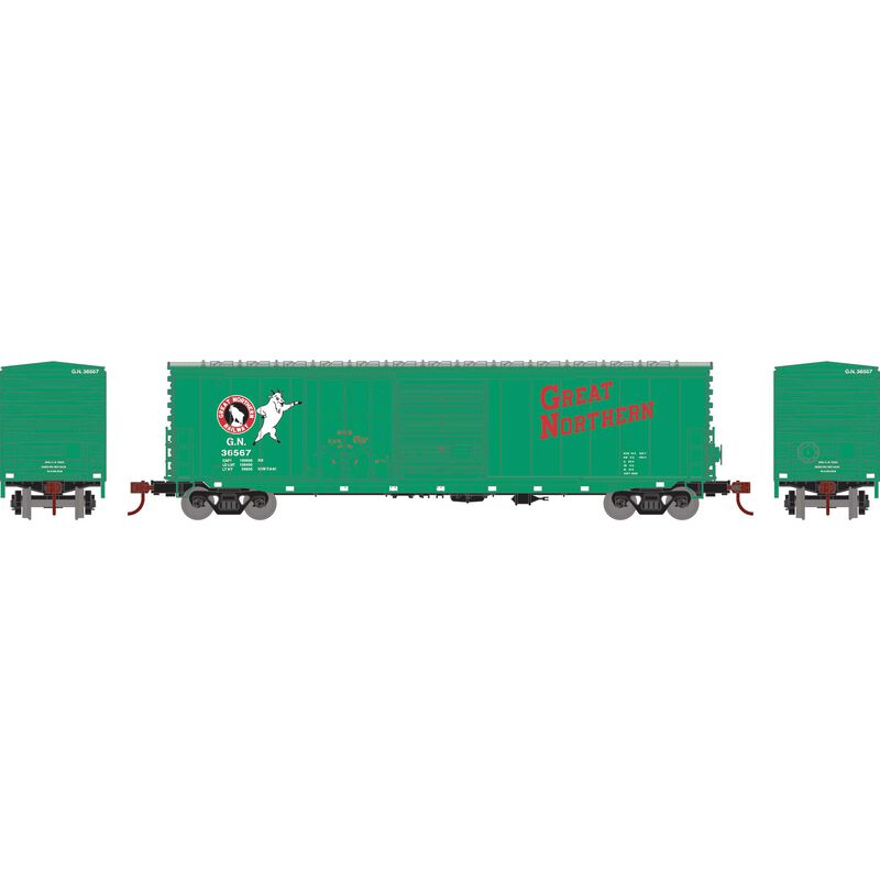 Athearn RTR 1339 HO Scale 50' ACF Combo Door Box Car Great Northern GN 36567