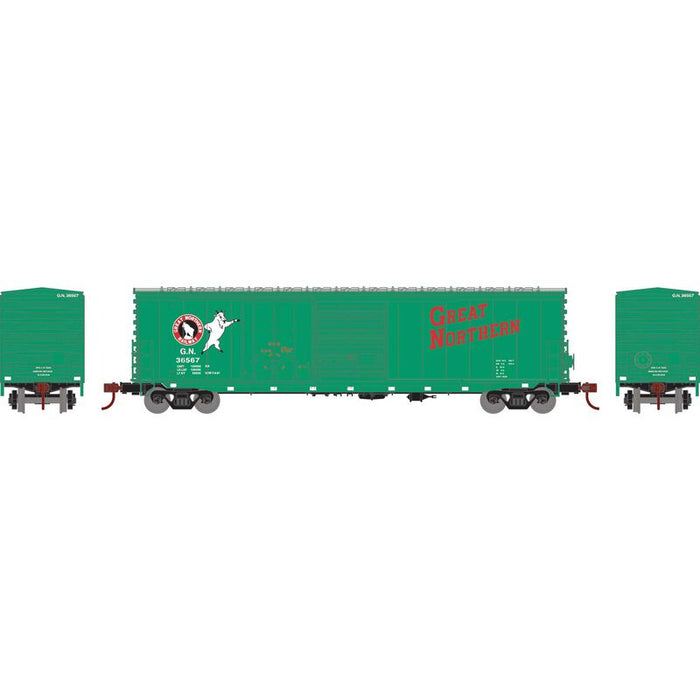 Athearn RTR 1339 HO Scale 50' ACF Combo Door Box Car Great Northern GN 36567