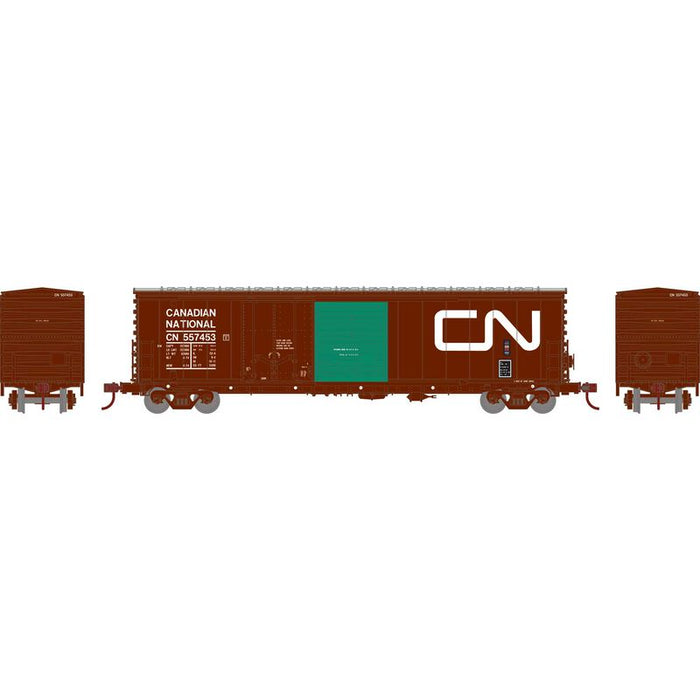 Athearn RTR 1343 HO Scale 50' ACF Combo Door Box Car Canadian National CN 557453